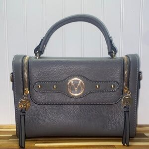 MKF Collection Sabrina Women's Vegan Leather Shoulder satchel Handbag by Mia K